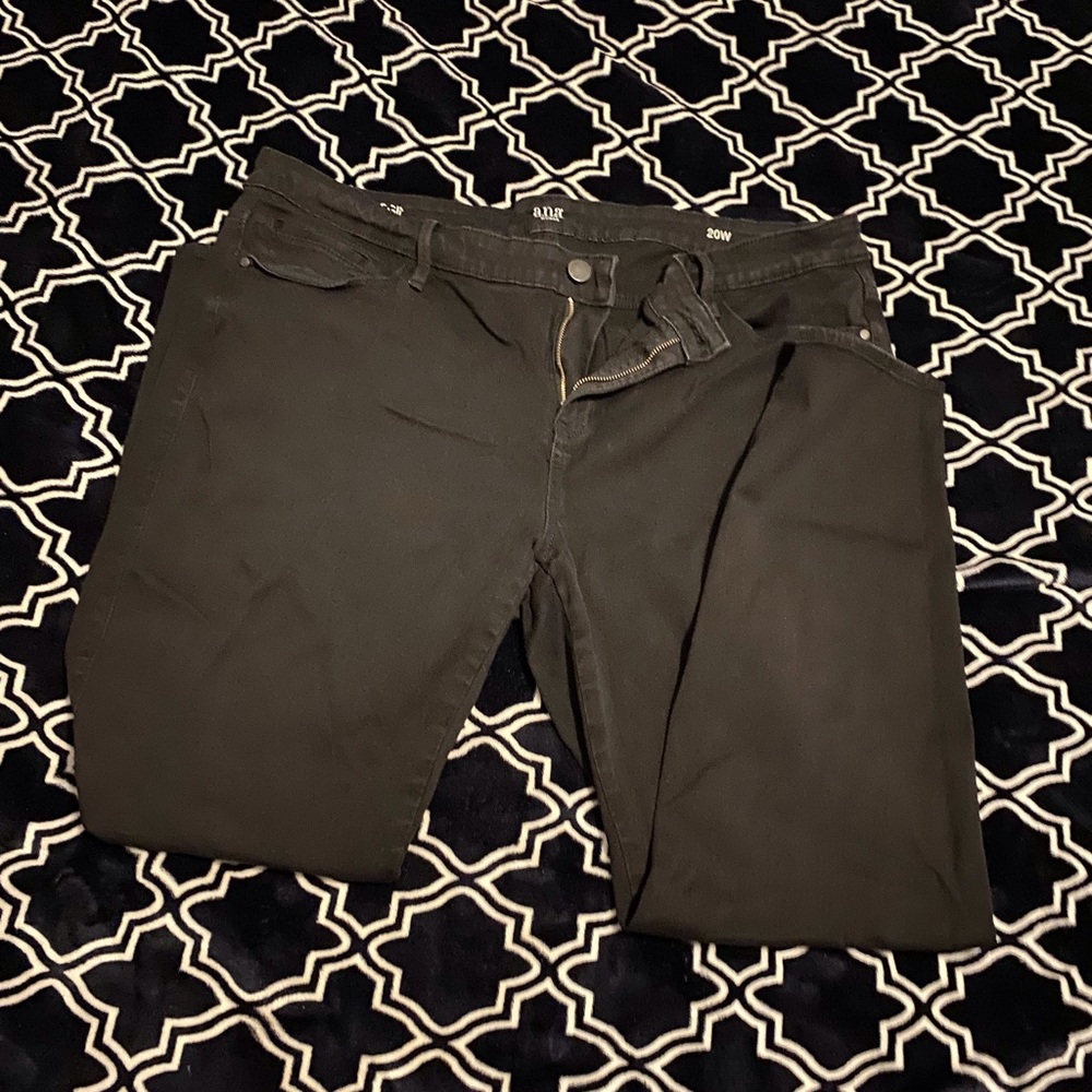 Plus size jeans skinny leg